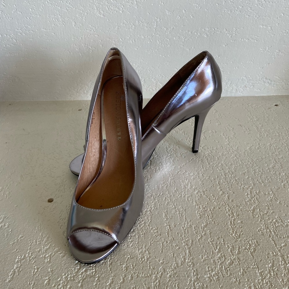 Boston Proper Peek Toe Pump Size 8 1/2